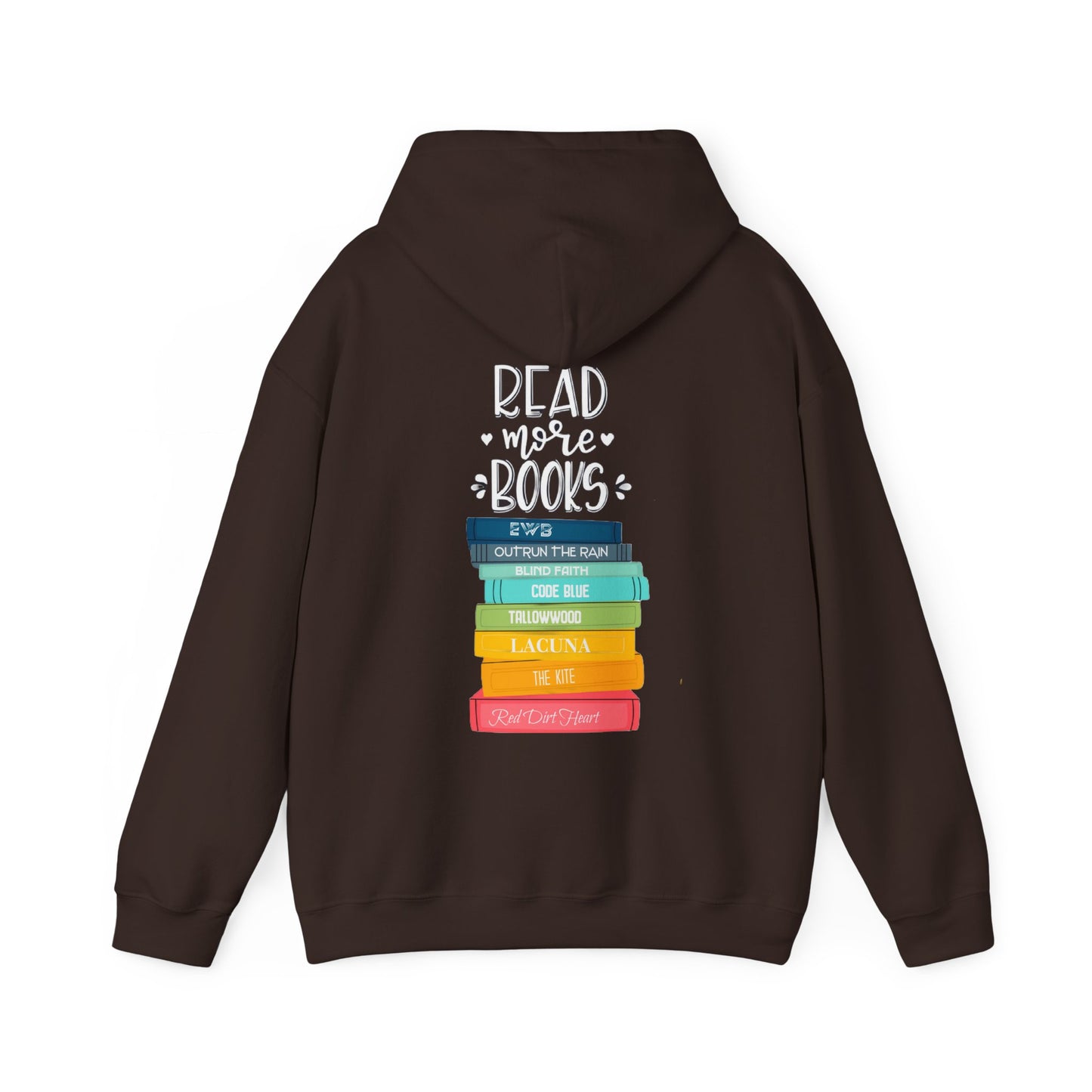 Just One More Chapter - books with titles - Unisex Heavy Blend™ Hooded Sweatshirt