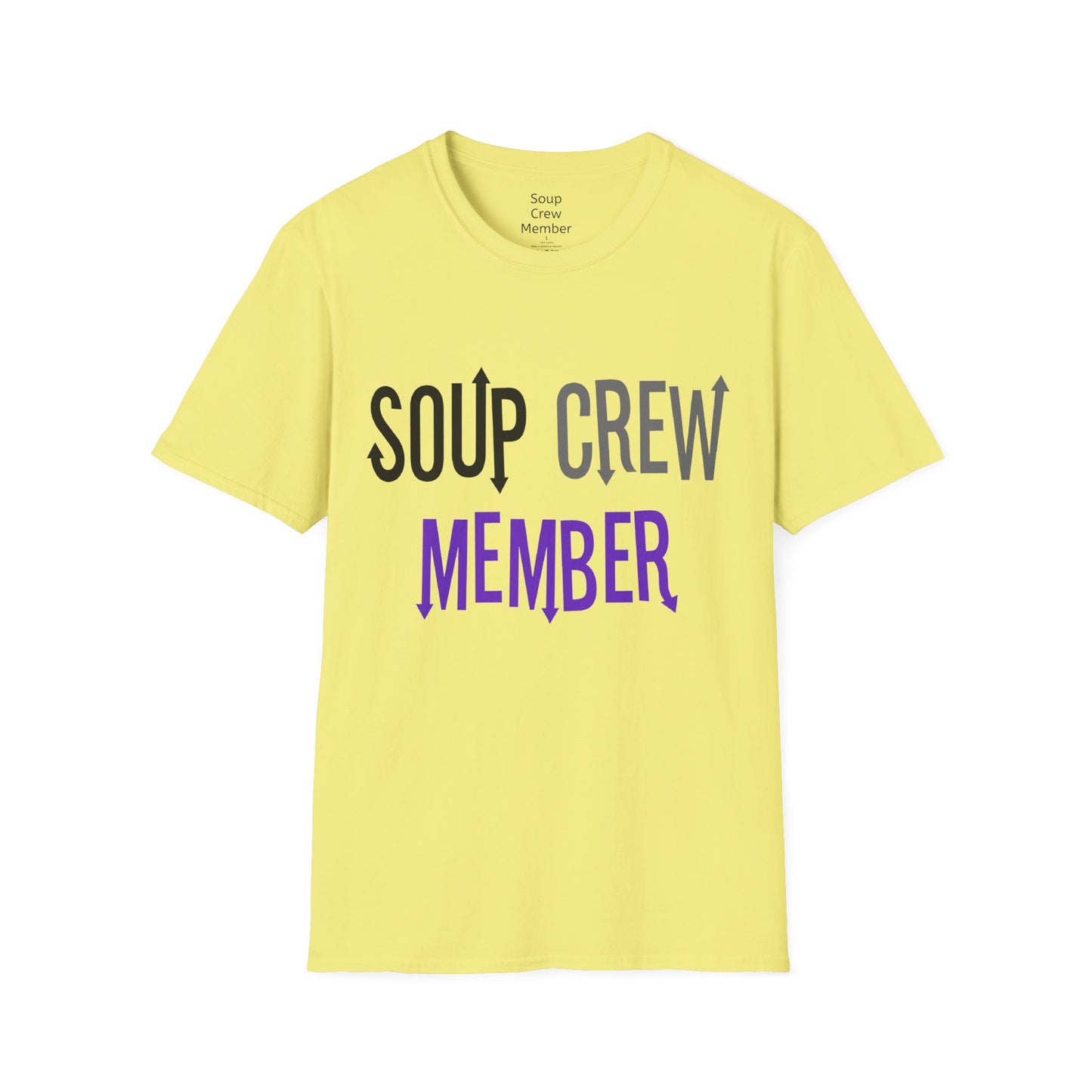 Upside Down Soup Crew Member Unisex Softstyle T-Shirt