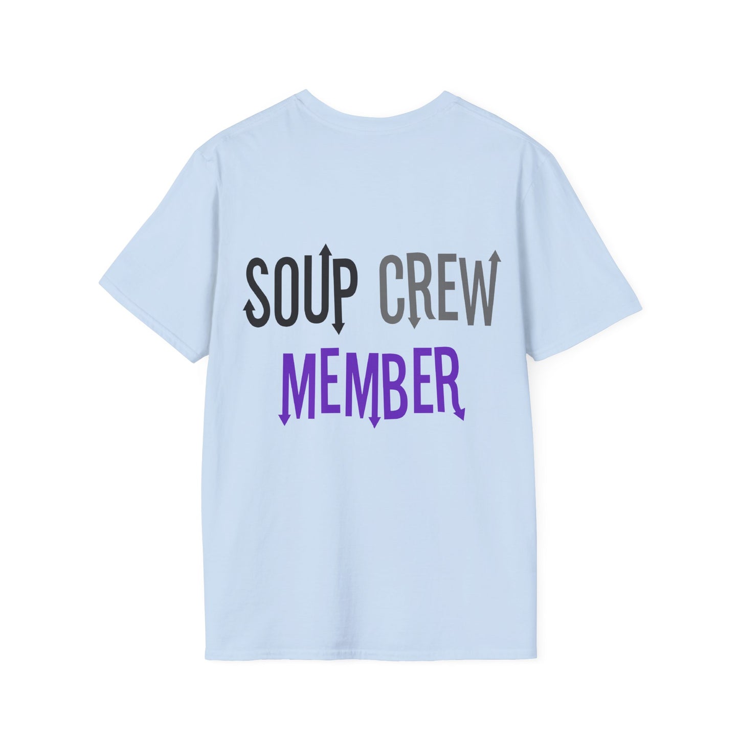 Upside Down Soup Crew Member Unisex Softstyle T-Shirt