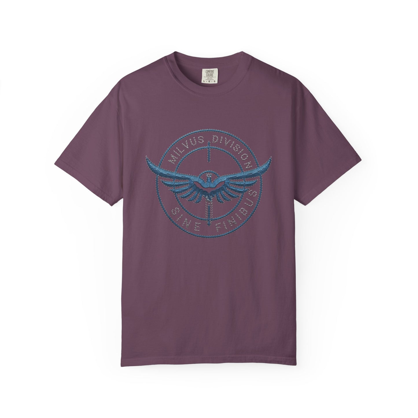 Milvus Division Logo Unisex Garment-Dyed T-Shirt