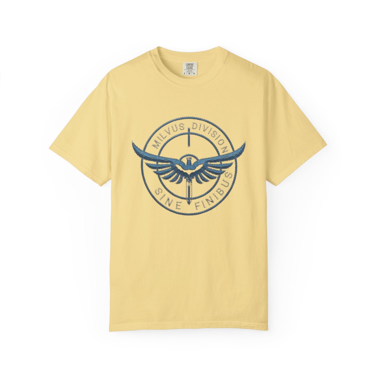 Milvus Division Logo Unisex Garment-Dyed T-Shirt