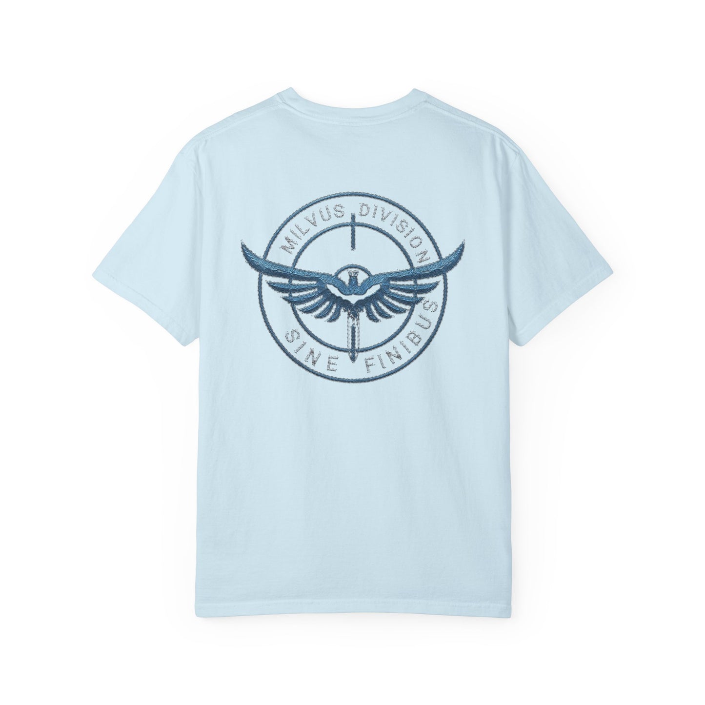 Milvus Division Logo Unisex Garment-Dyed T-Shirt