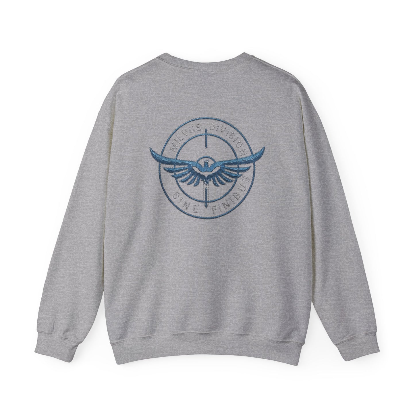 Milvus Division logo Unisex Heavy Blend™ Crewneck Sweatshirt