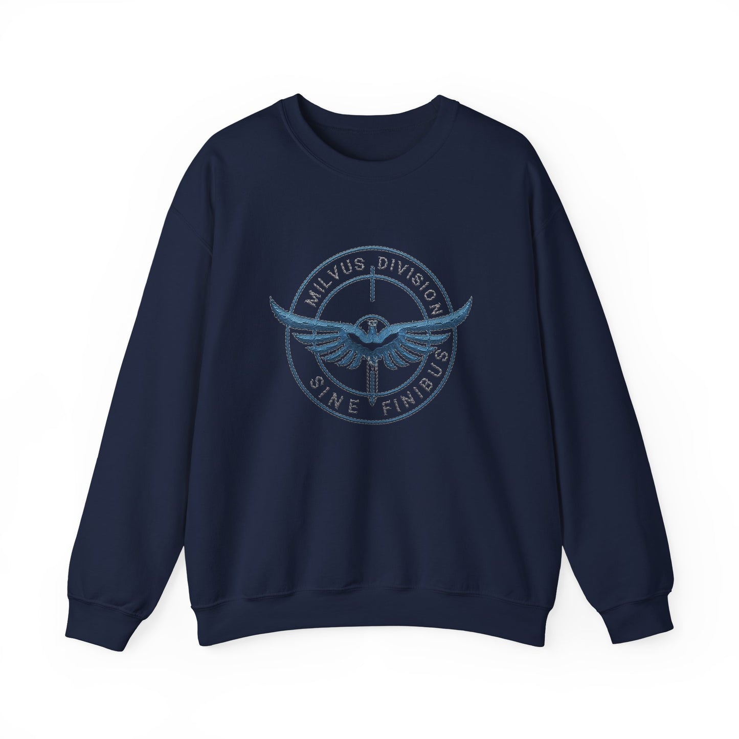 Milvus Division logo Unisex Heavy Blend™ Crewneck Sweatshirt