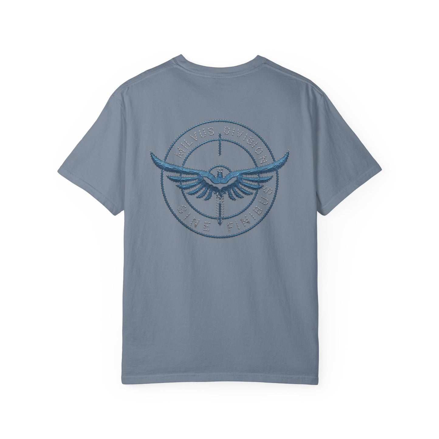 Milvus Division Logo Unisex Garment-Dyed T-Shirt