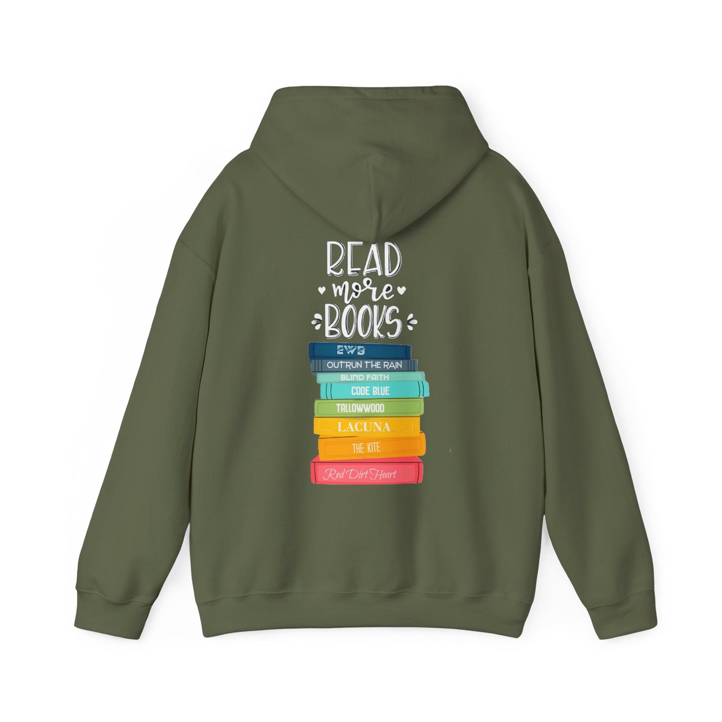 Just One More Chapter - books with titles - Unisex Heavy Blend™ Hooded Sweatshirt