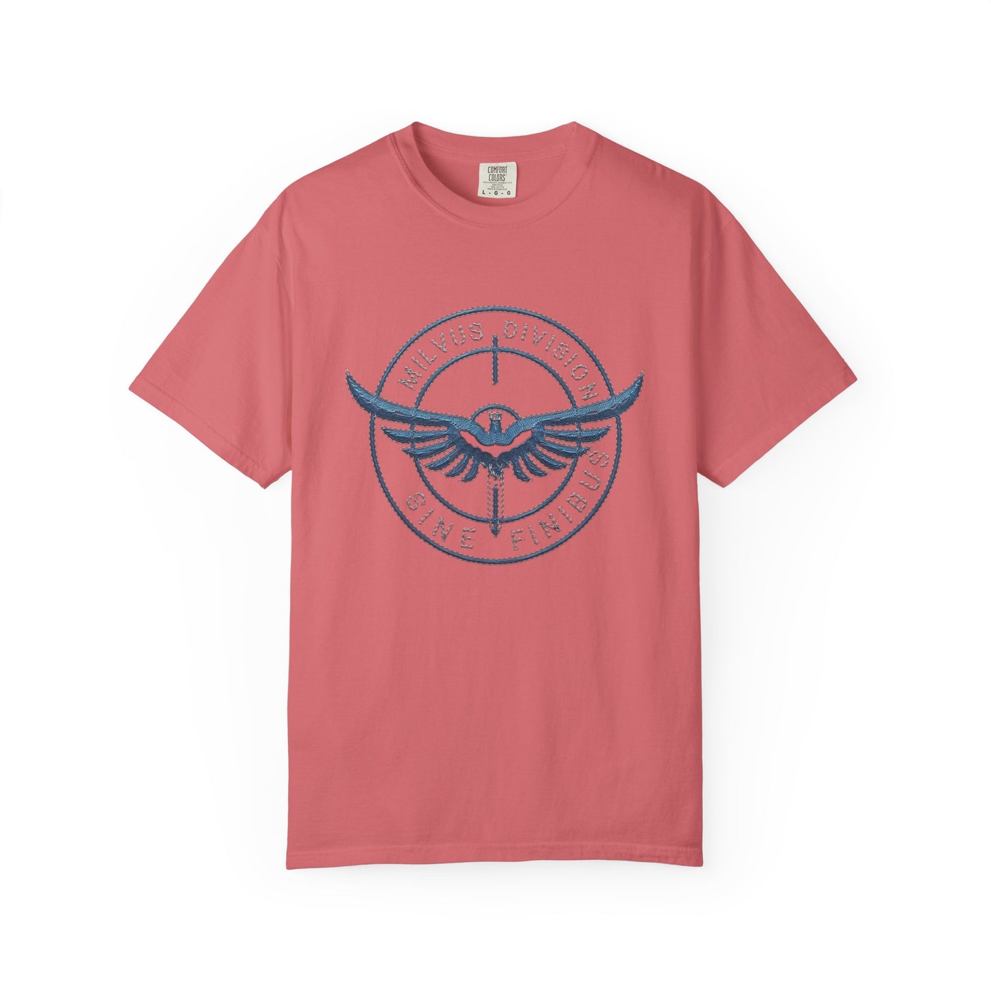 Milvus Division Logo Unisex Garment-Dyed T-Shirt