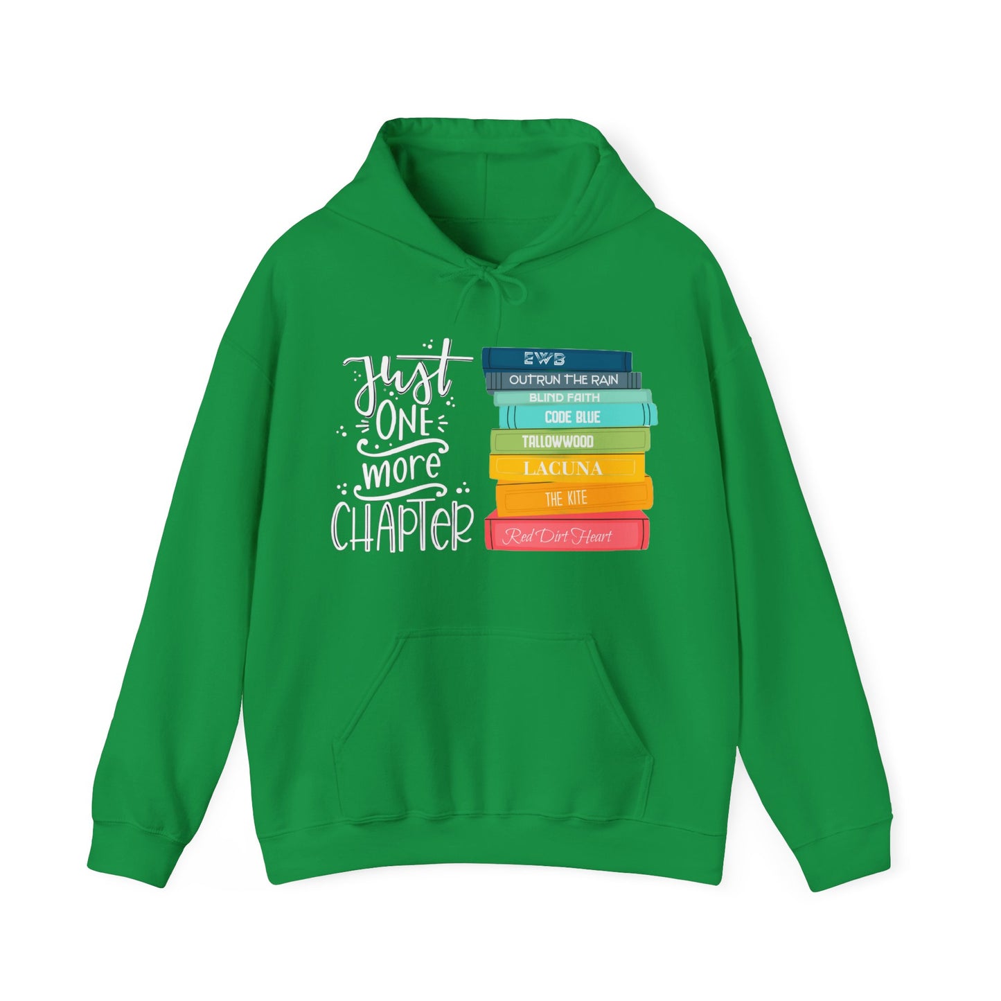 Just One More Chapter - books with titles - Unisex Heavy Blend™ Hooded Sweatshirt