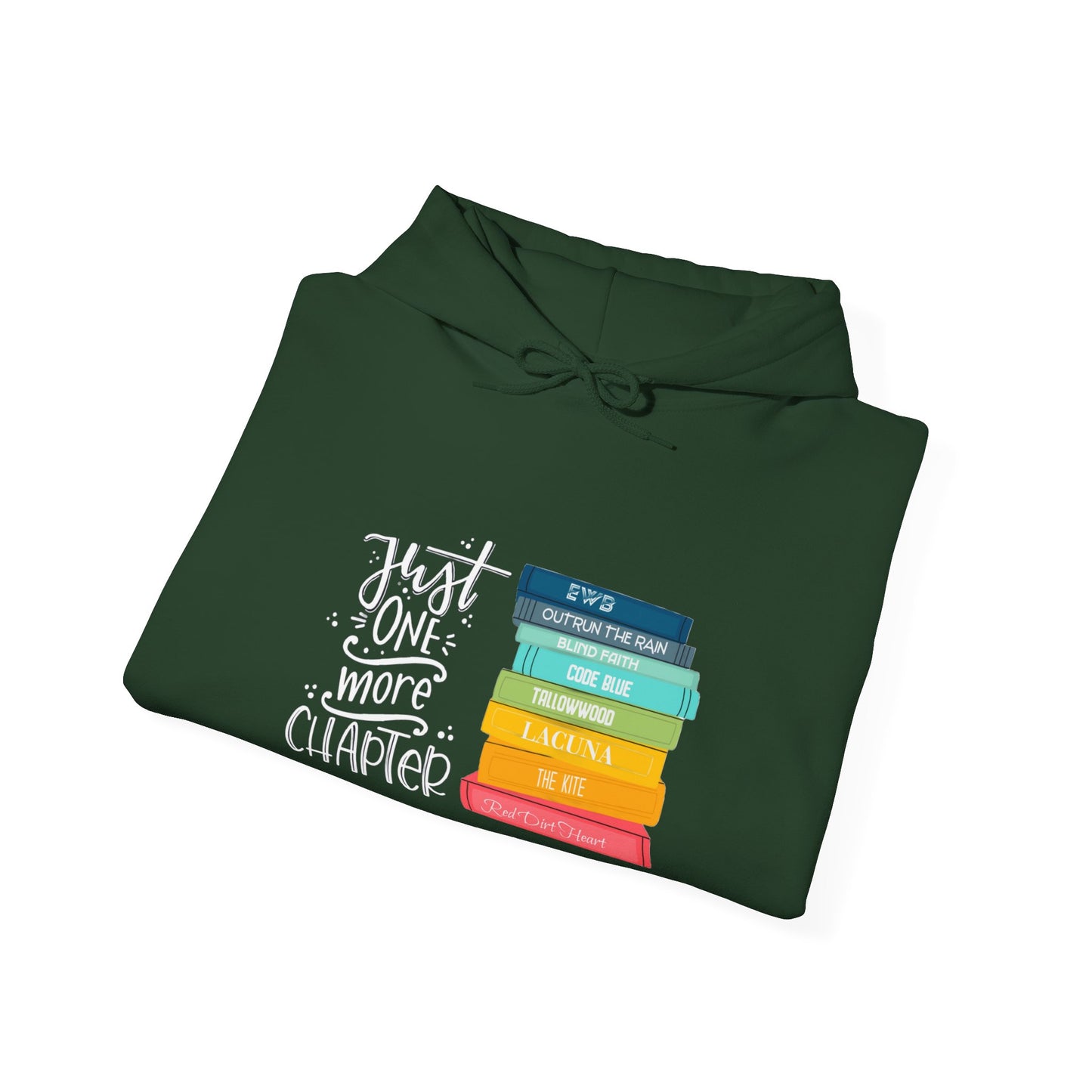 Just One More Chapter - books with titles - Unisex Heavy Blend™ Hooded Sweatshirt