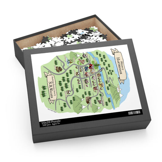 Hartbridge Map Puzzle (120, 252, 500-Piece)