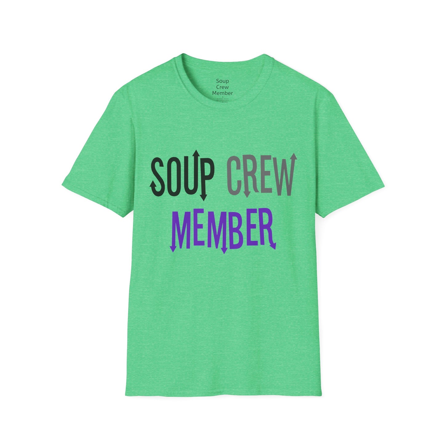 Upside Down Soup Crew Member Unisex Softstyle T-Shirt