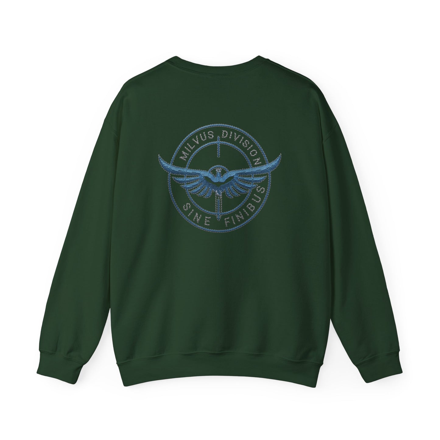Milvus Division logo Unisex Heavy Blend™ Crewneck Sweatshirt