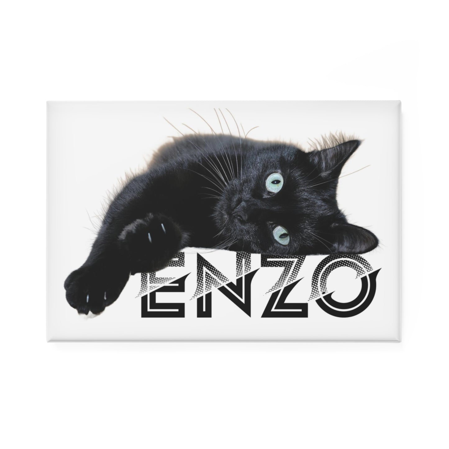 Enzo Button Magnet, Rectangle