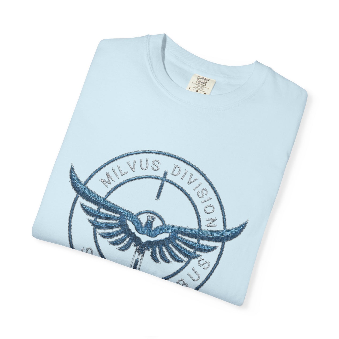 Milvus Division Logo Unisex Garment-Dyed T-Shirt