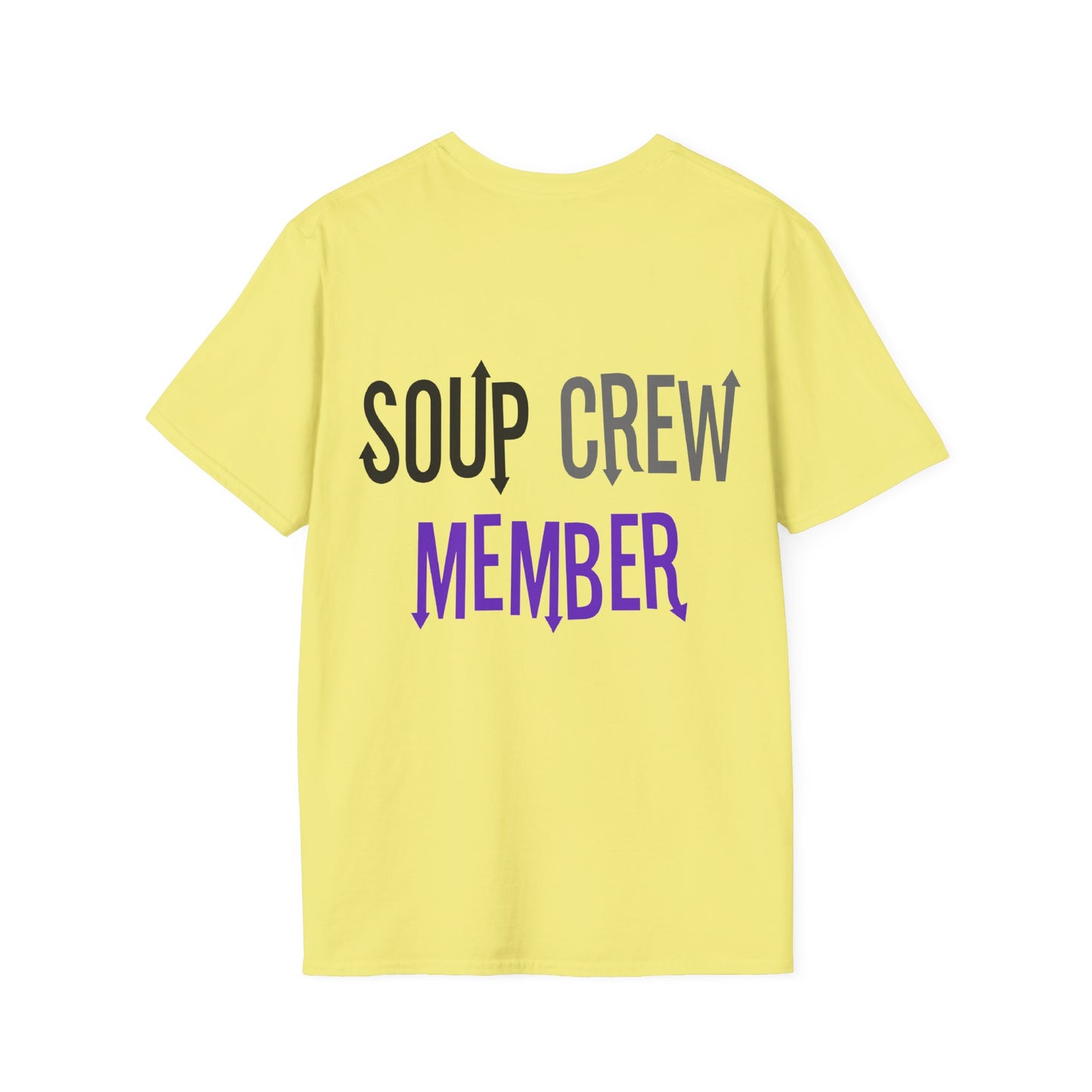 Upside Down Soup Crew Member Unisex Softstyle T-Shirt