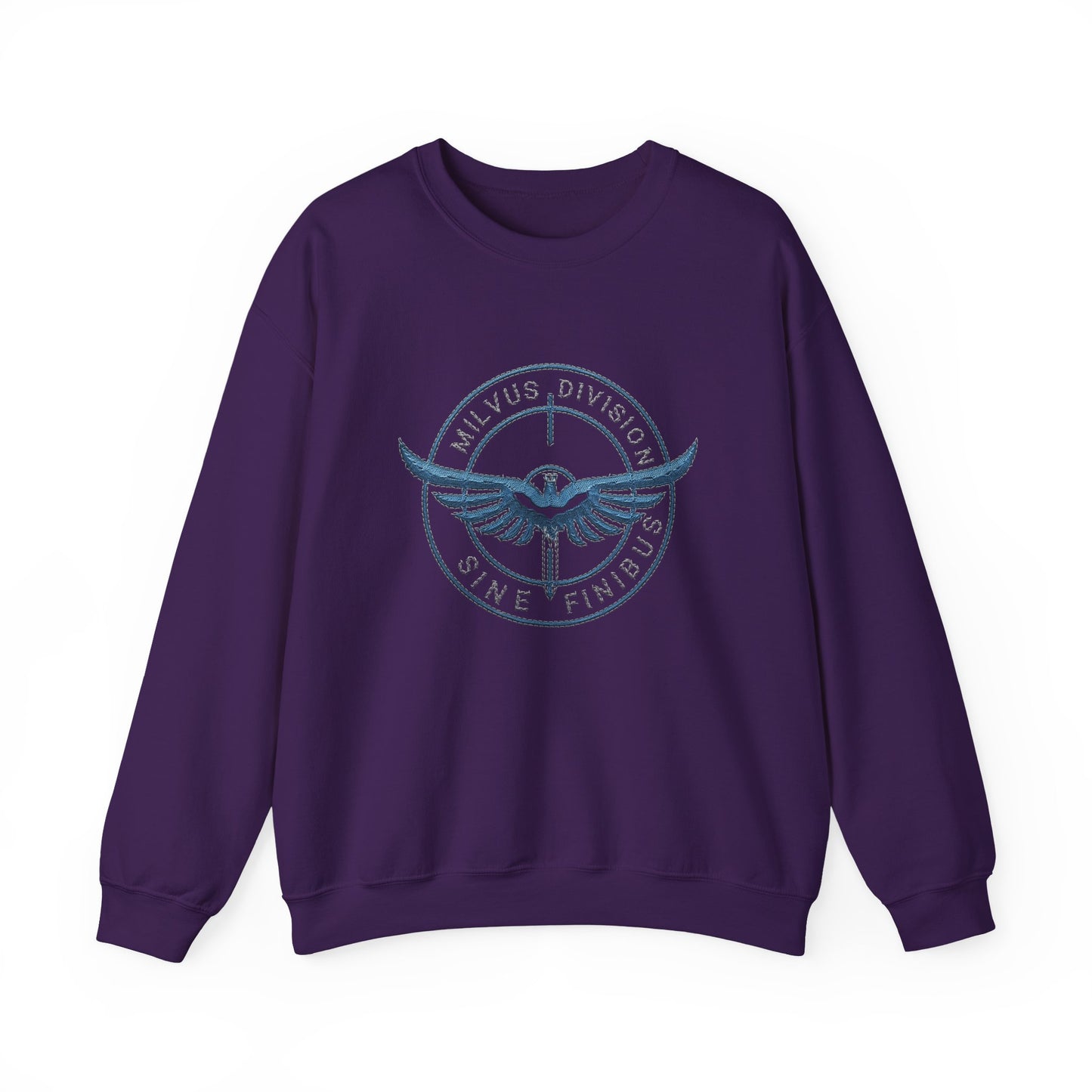 Milvus Division logo Unisex Heavy Blend™ Crewneck Sweatshirt