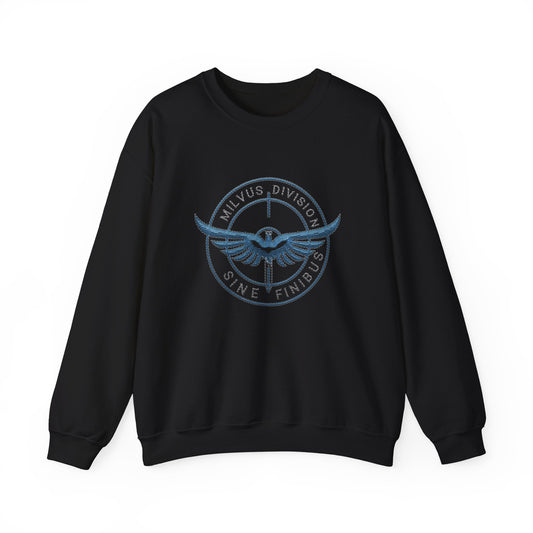 Milvus Division logo Unisex Heavy Blend™ Crewneck Sweatshirt