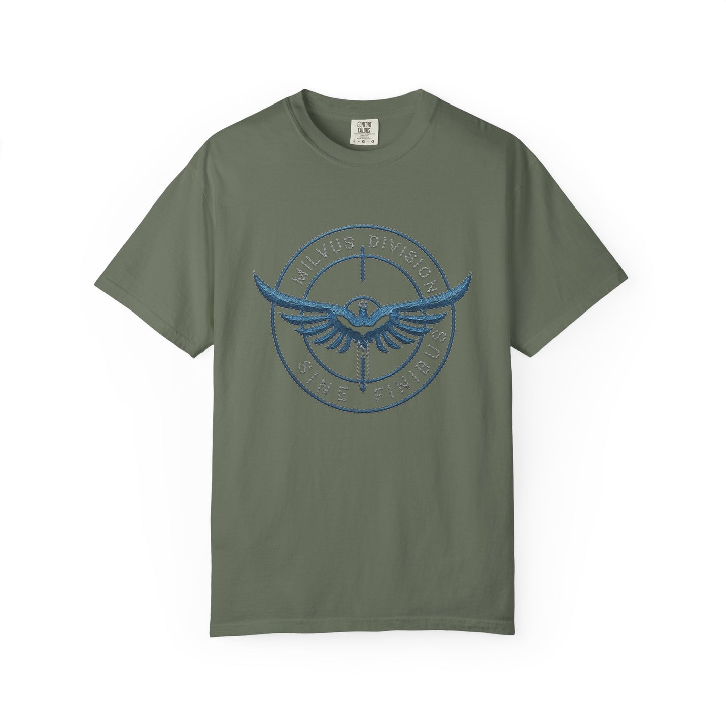 Milvus Division Logo Unisex Garment-Dyed T-Shirt