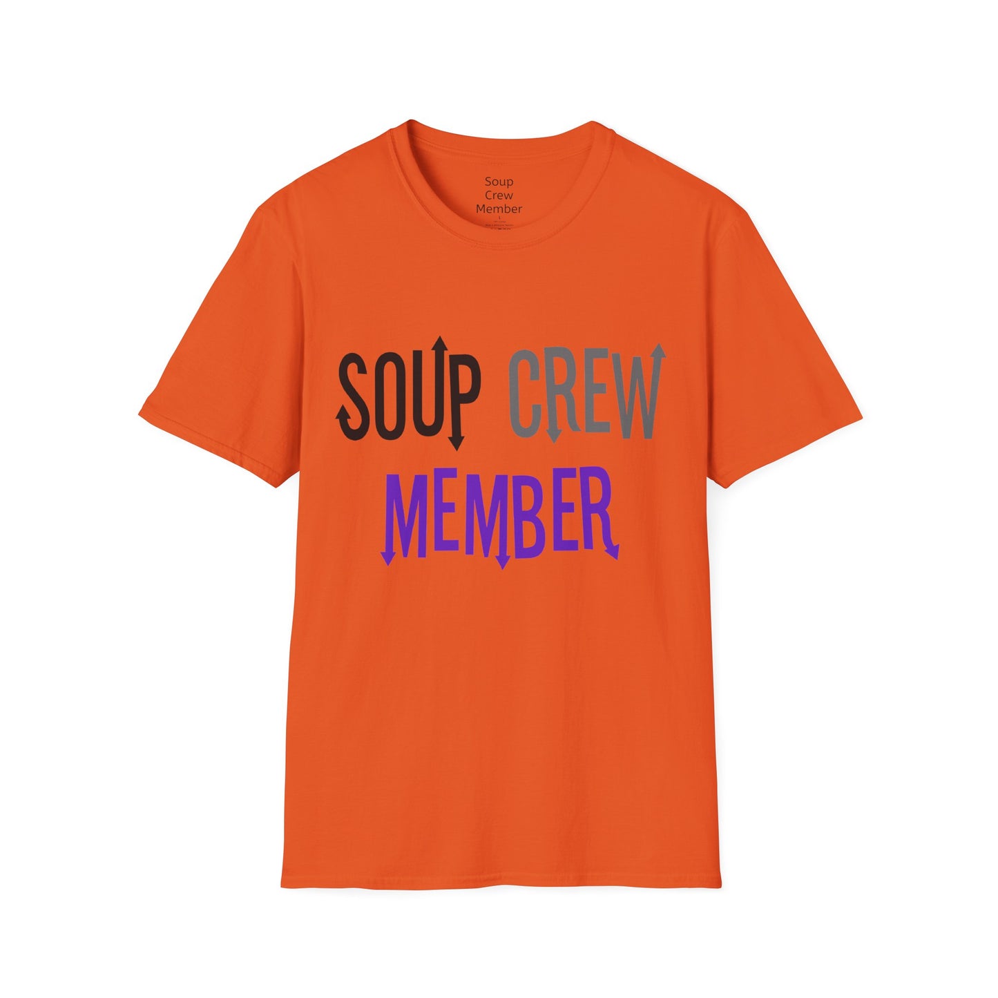 Upside Down Soup Crew Member Unisex Softstyle T-Shirt