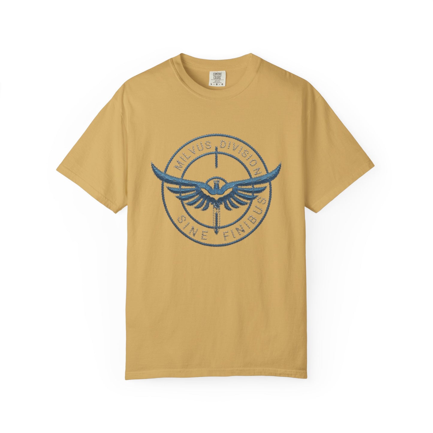 Milvus Division Logo Unisex Garment-Dyed T-Shirt