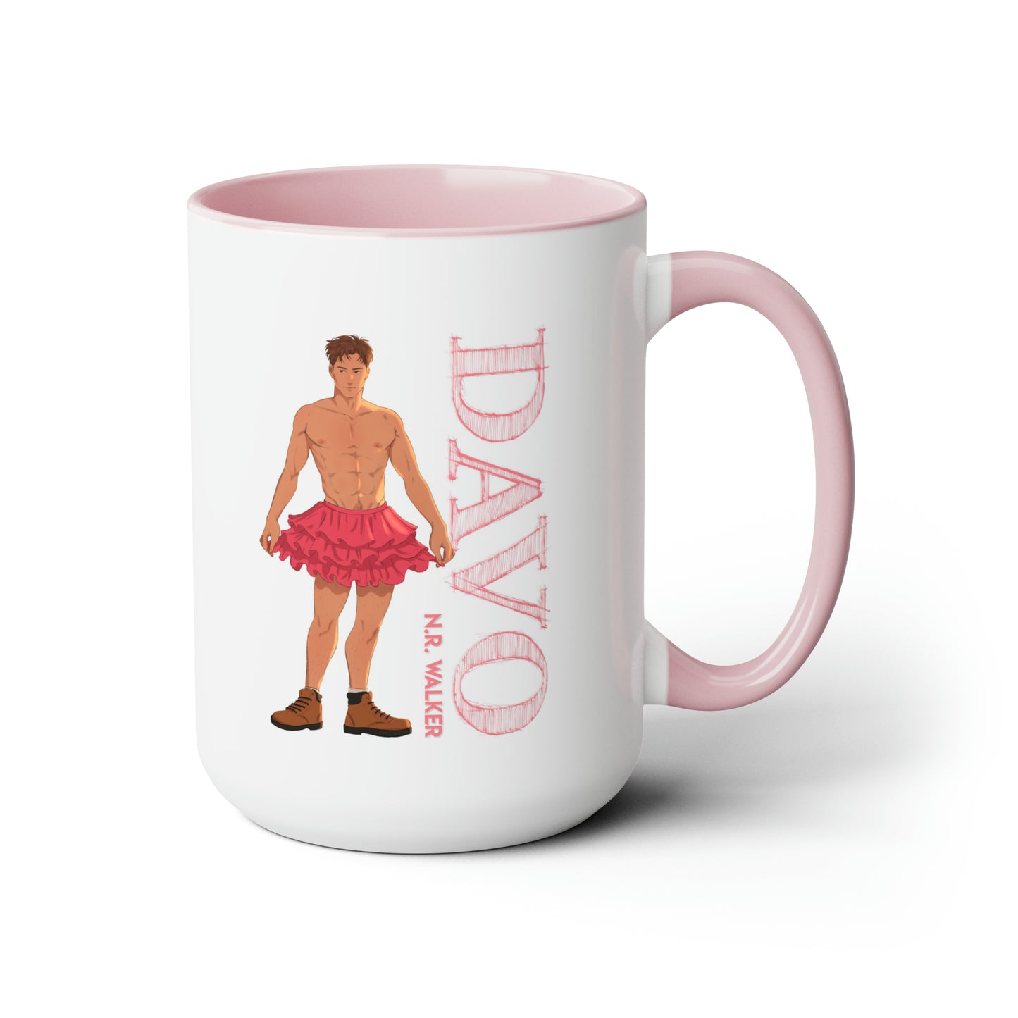 Davo Two-Tone Coffee Mugs, 15oz