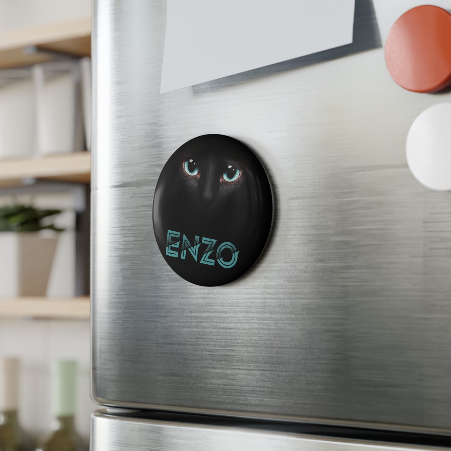 Enzo Button Magnet, Round