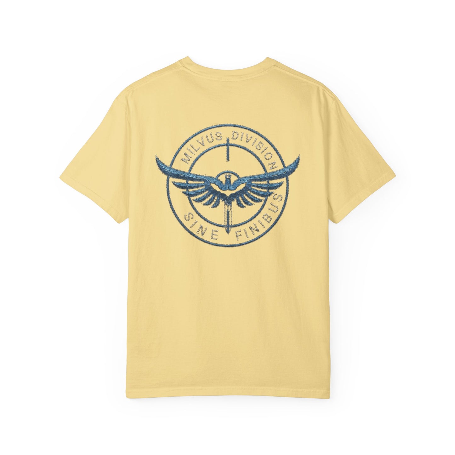 Milvus Division Logo Unisex Garment-Dyed T-Shirt