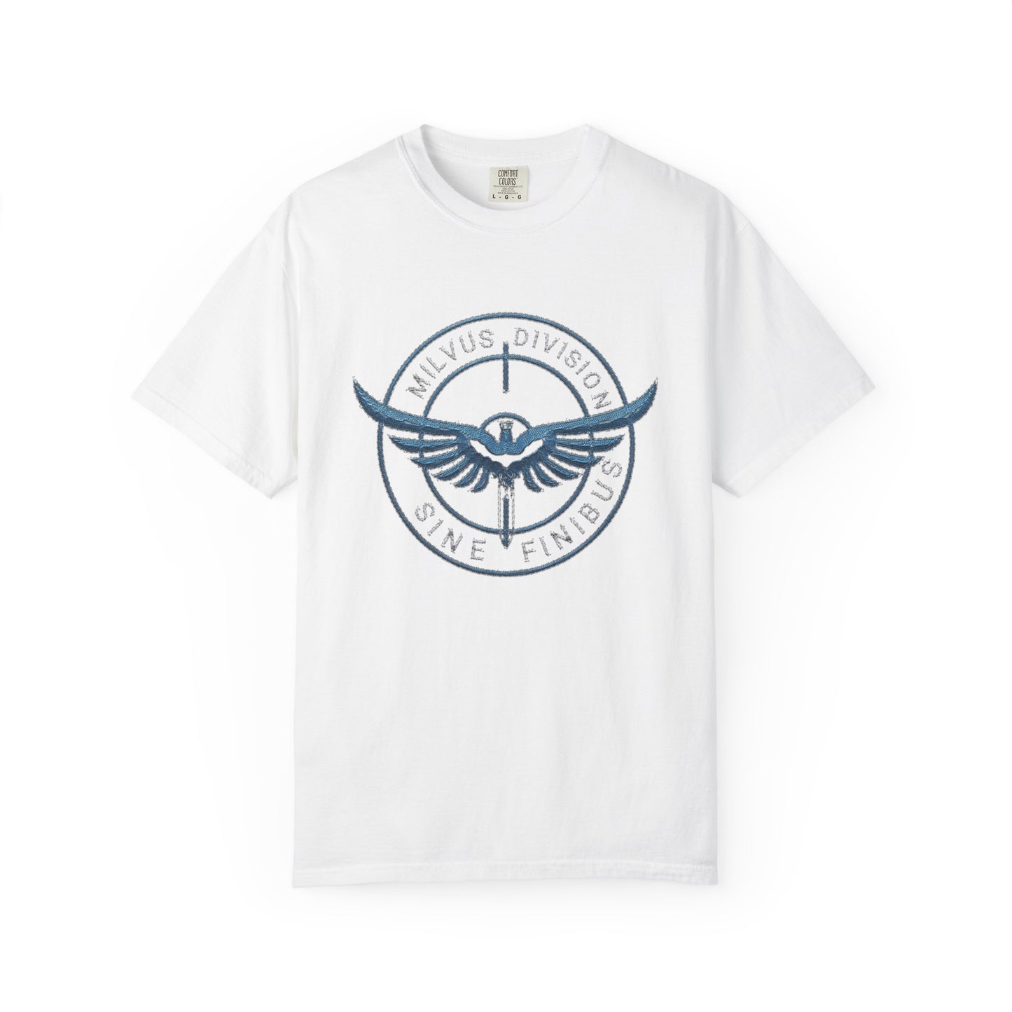 Milvus Division Logo Unisex Garment-Dyed T-Shirt