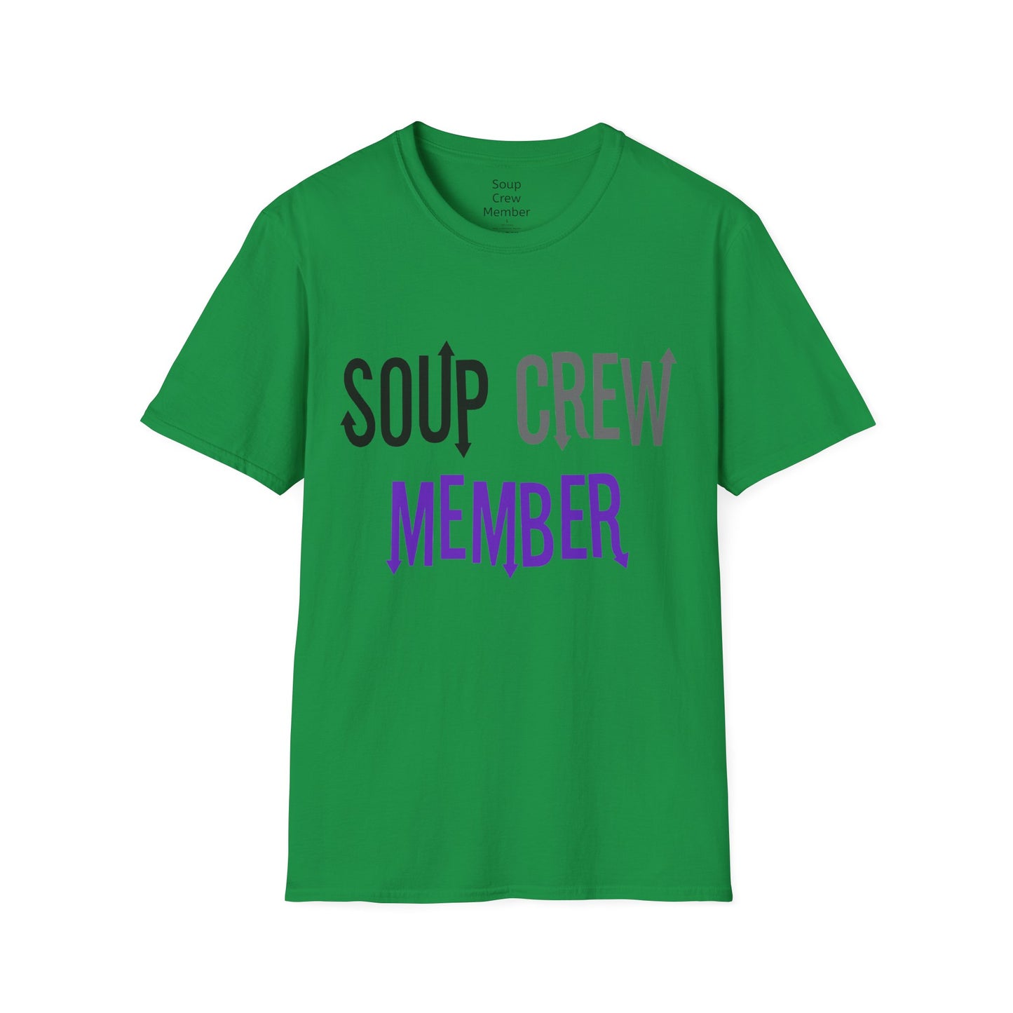 Upside Down Soup Crew Member Unisex Softstyle T-Shirt