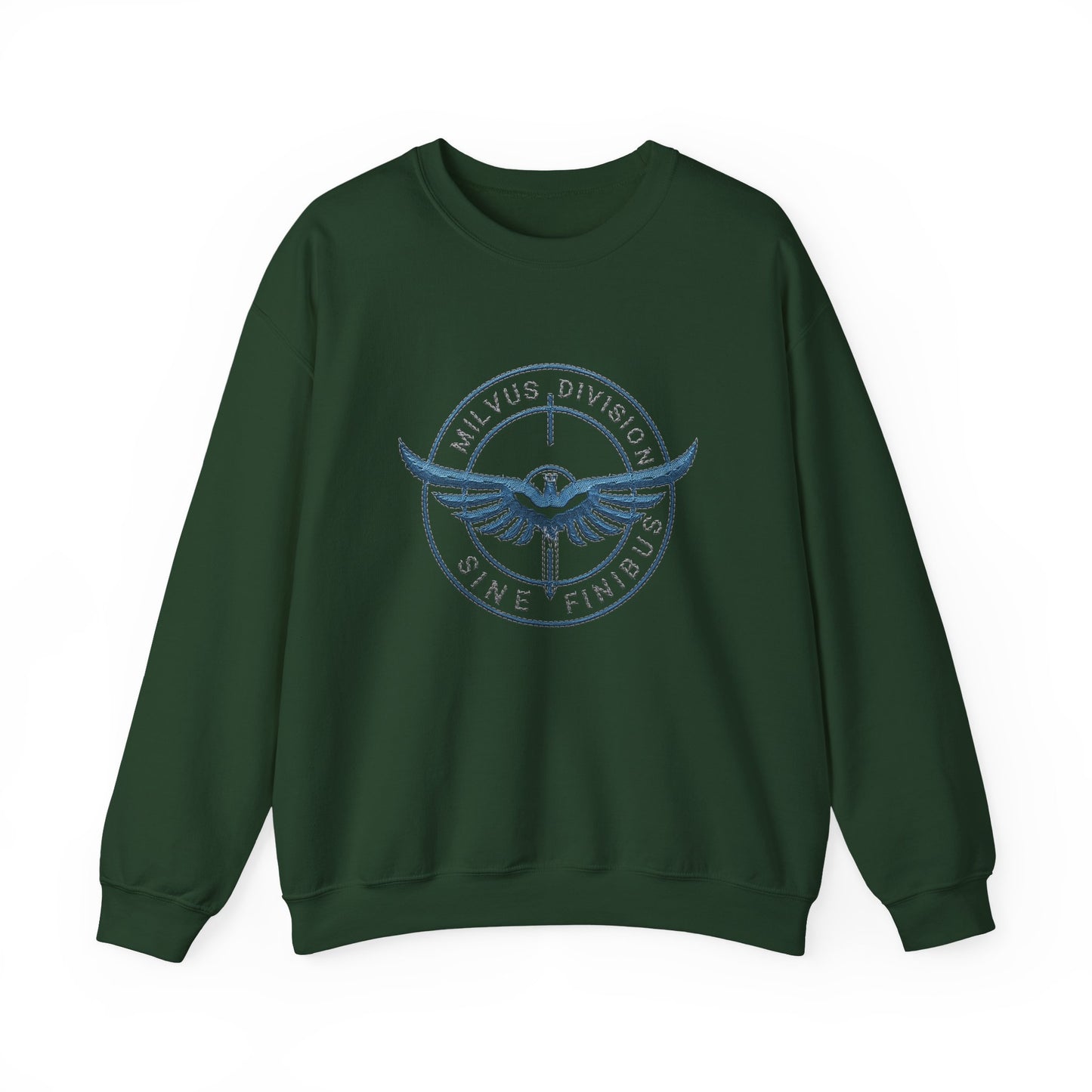 Milvus Division logo Unisex Heavy Blend™ Crewneck Sweatshirt