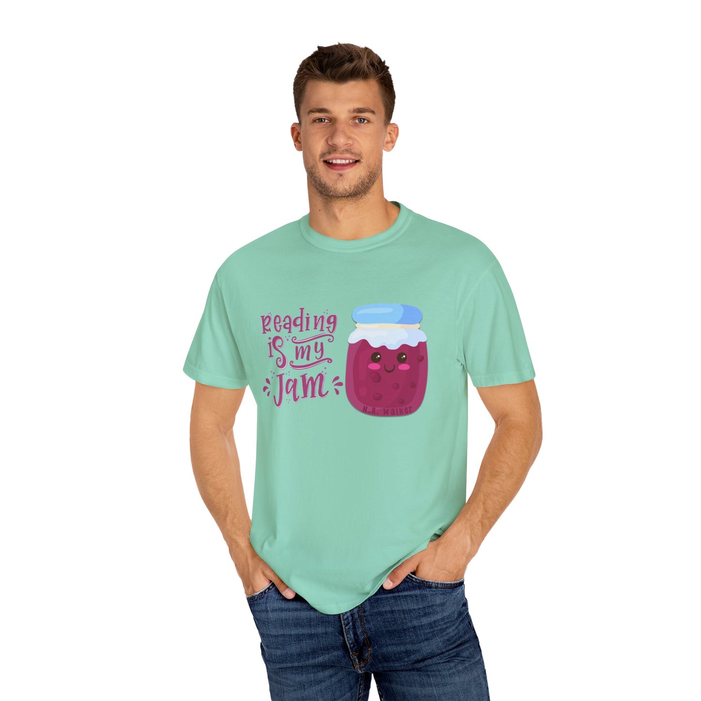 Reading Is My Jam - Unisex Garment-Dyed T-shirt