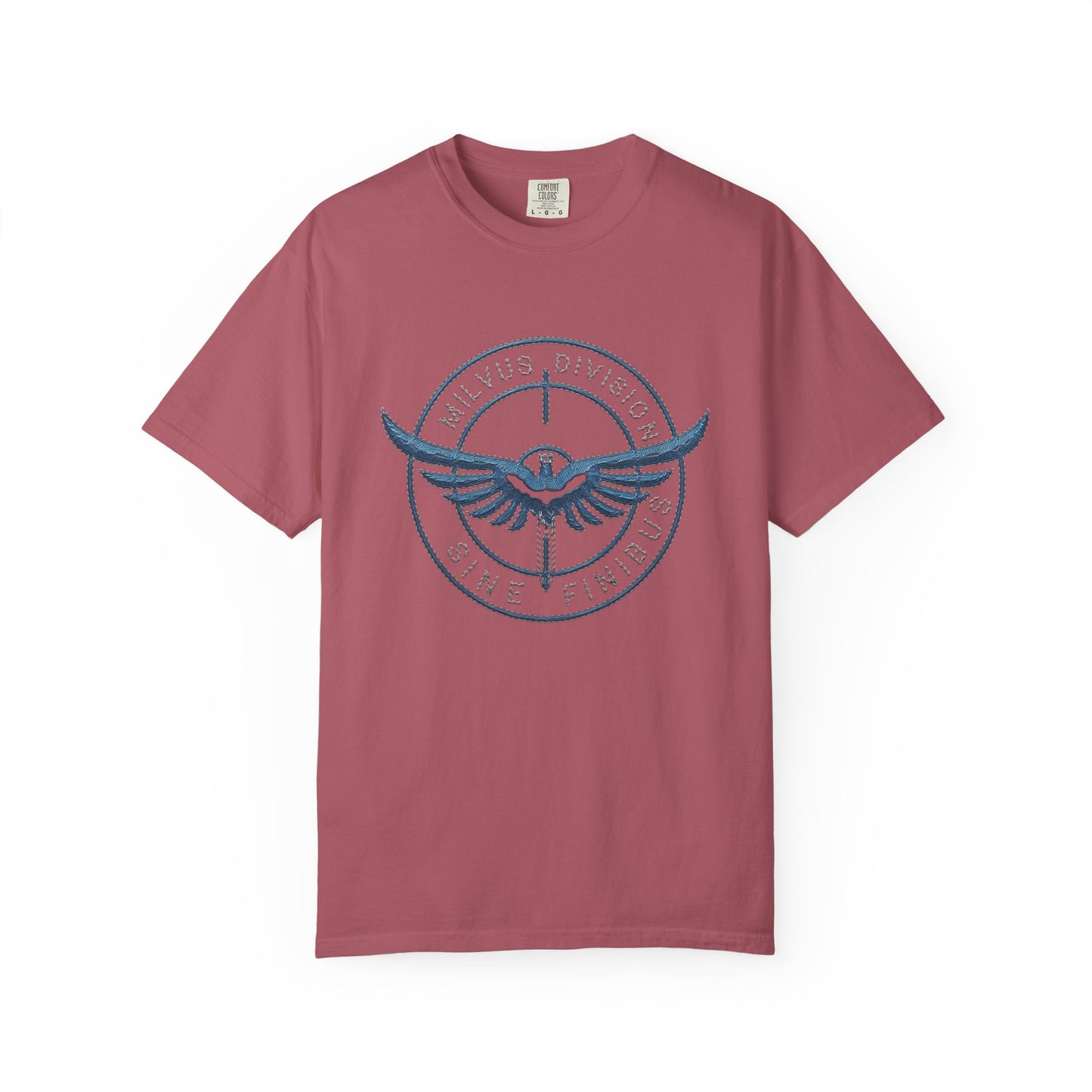 Milvus Division Logo Unisex Garment-Dyed T-Shirt