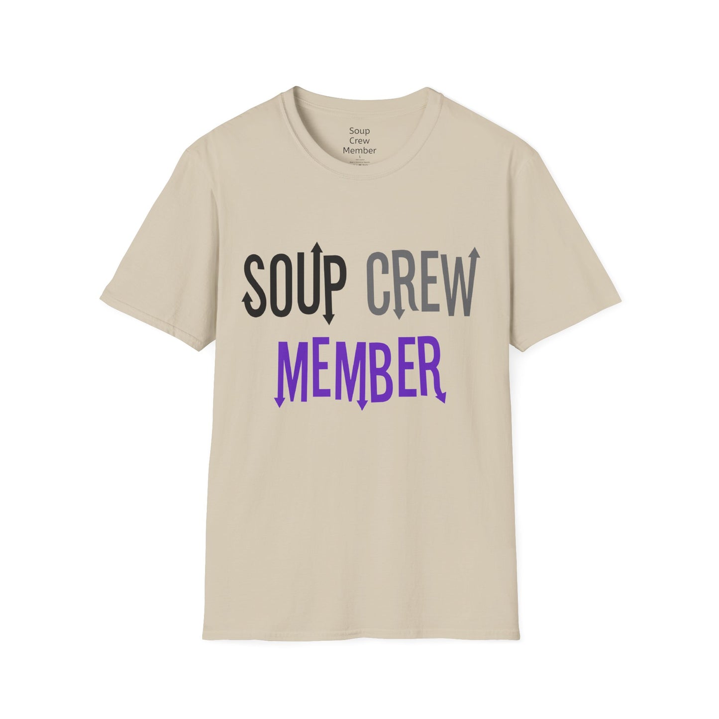 Upside Down Soup Crew Member Unisex Softstyle T-Shirt