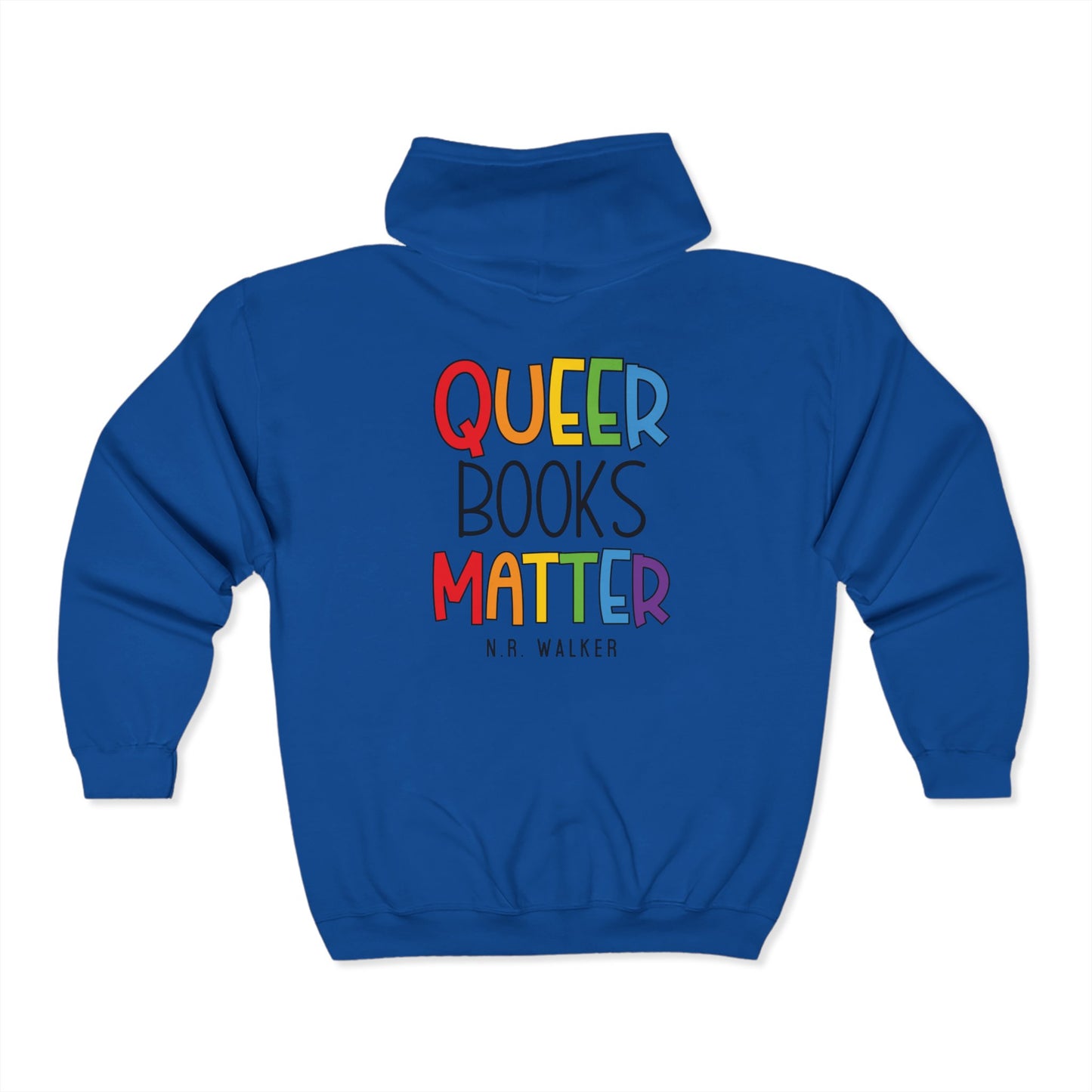 Queer Books Matter Unisex Zip Hoodie