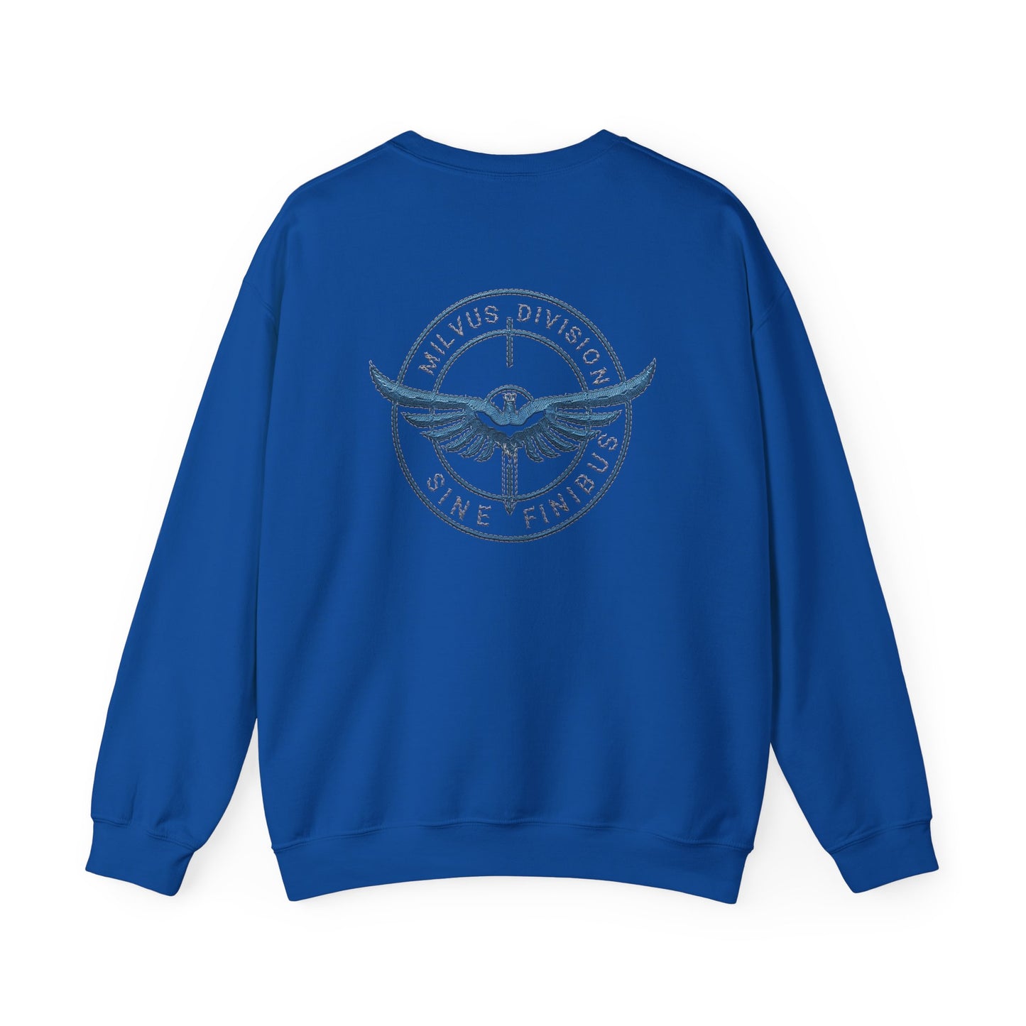 Milvus Division logo Unisex Heavy Blend™ Crewneck Sweatshirt