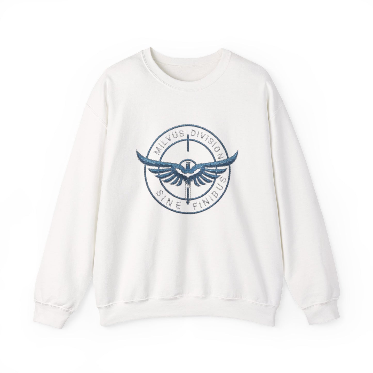 Milvus Division logo Unisex Heavy Blend™ Crewneck Sweatshirt
