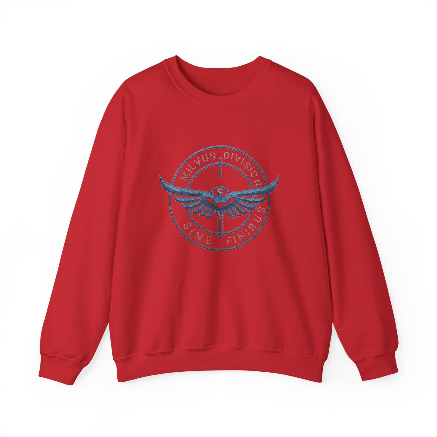 Milvus Division logo Unisex Heavy Blend™ Crewneck Sweatshirt