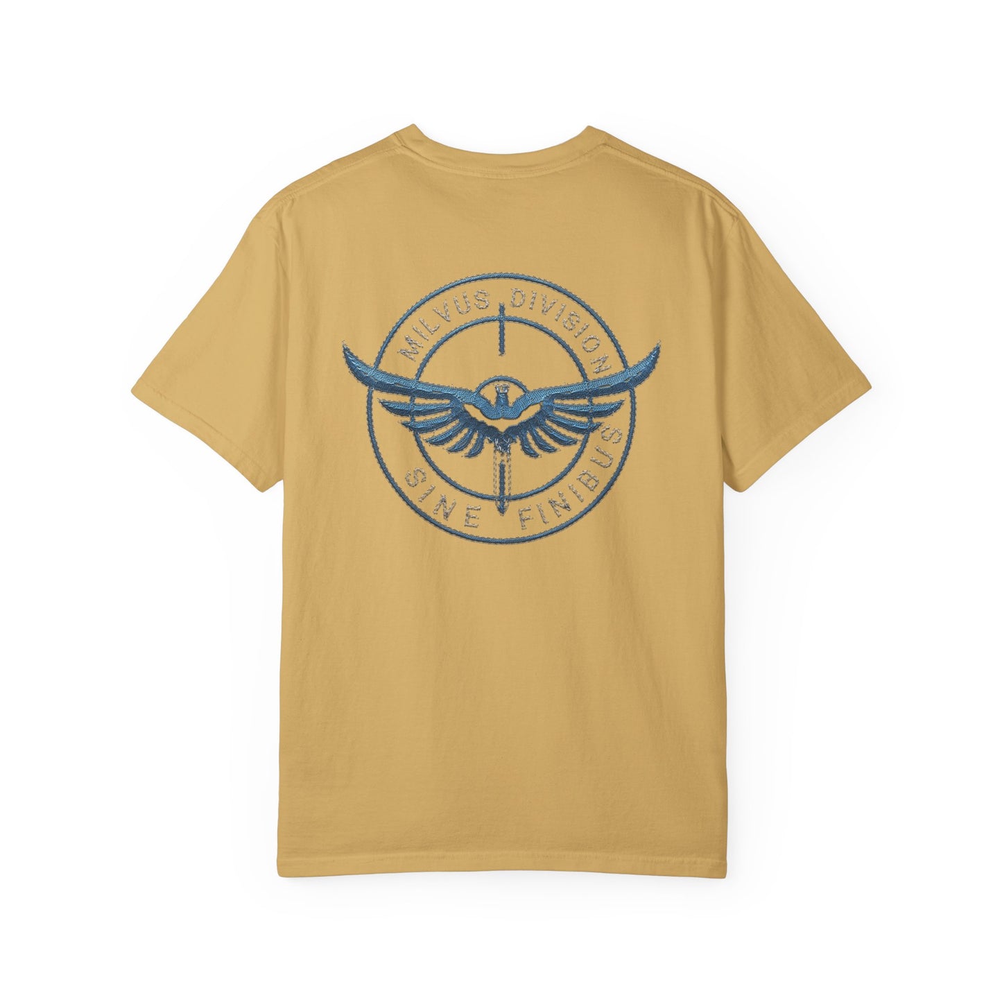 Milvus Division Logo Unisex Garment-Dyed T-Shirt