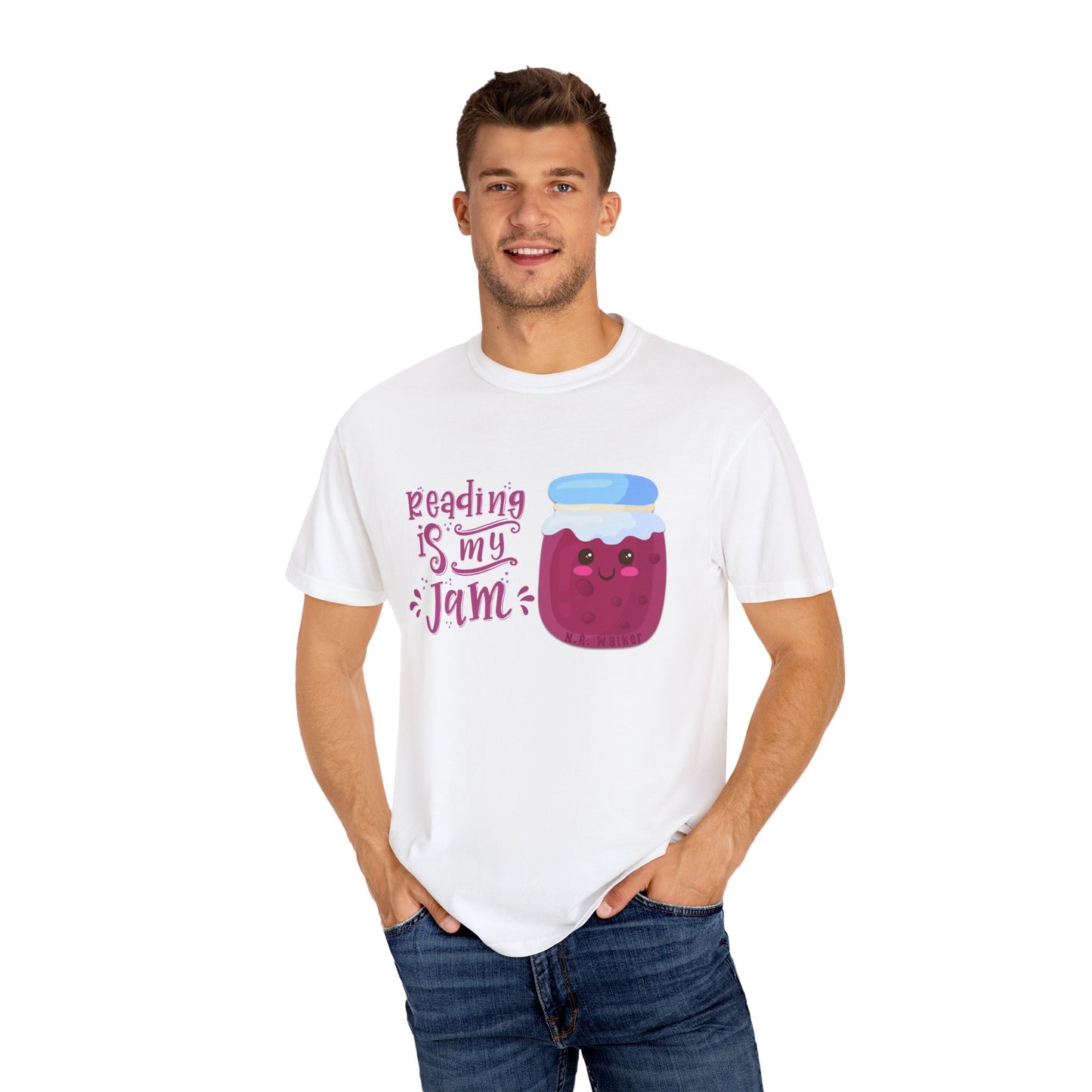 Reading Is My Jam - Unisex Garment-Dyed T-shirt