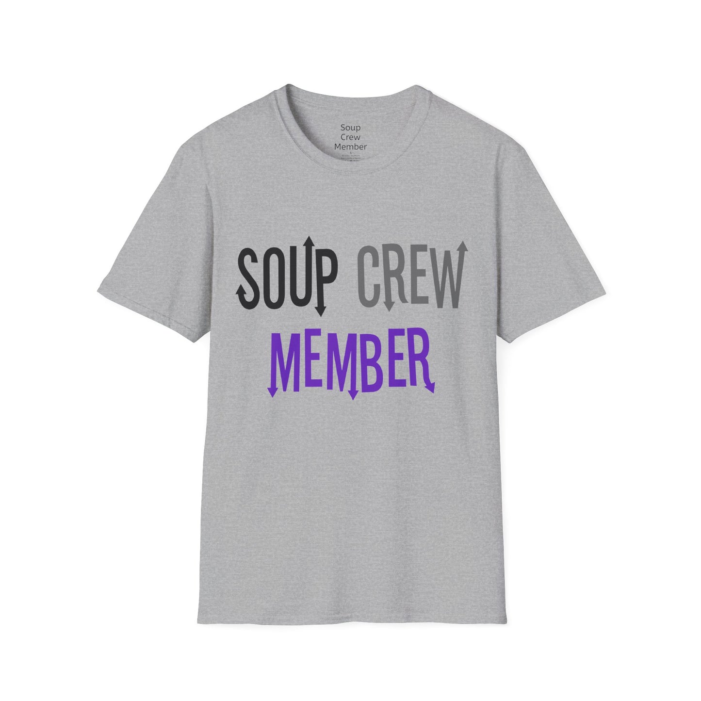 Upside Down Soup Crew Member Unisex Softstyle T-Shirt