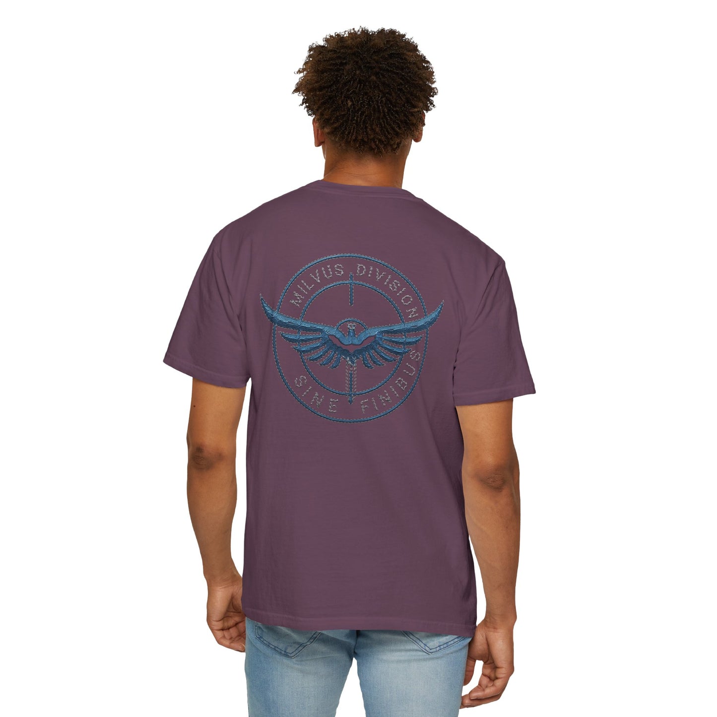 Milvus Division Logo Unisex Garment-Dyed T-Shirt