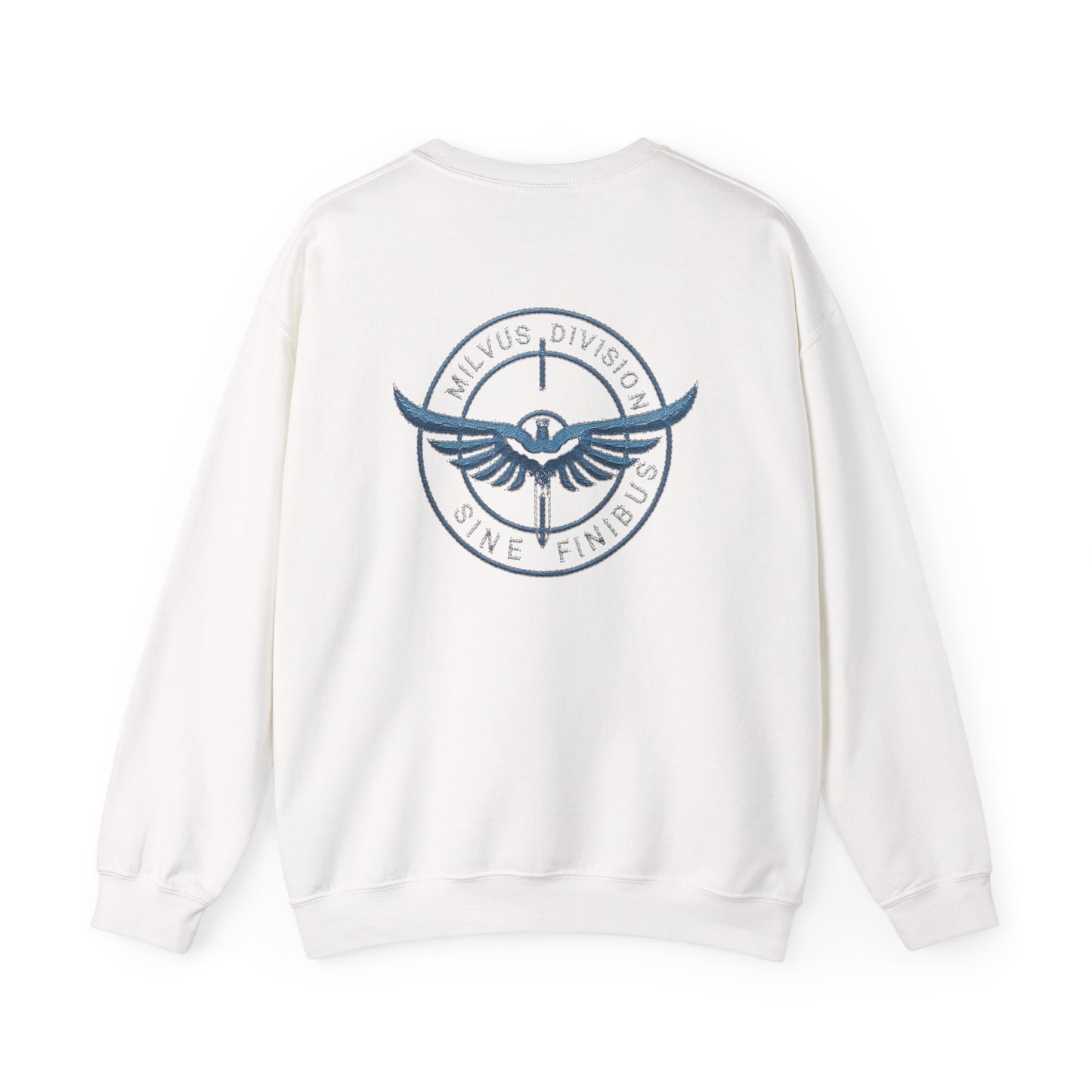 Milvus Division logo Unisex Heavy Blend™ Crewneck Sweatshirt