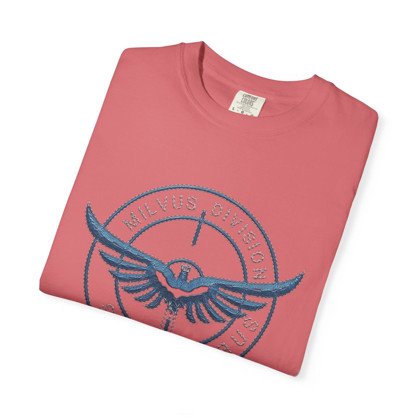 Milvus Division Logo Unisex Garment-Dyed T-Shirt