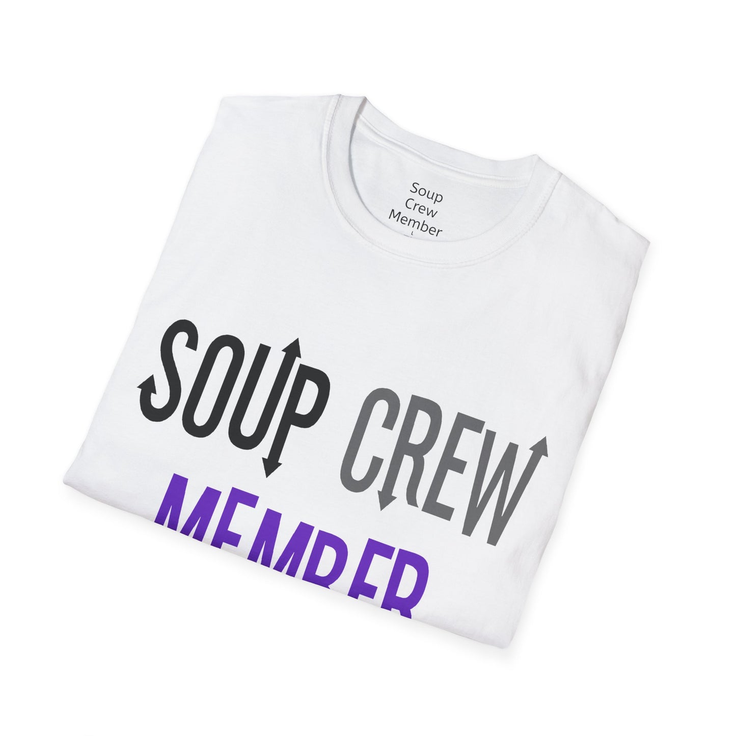 Upside Down Soup Crew Member Unisex Softstyle T-Shirt