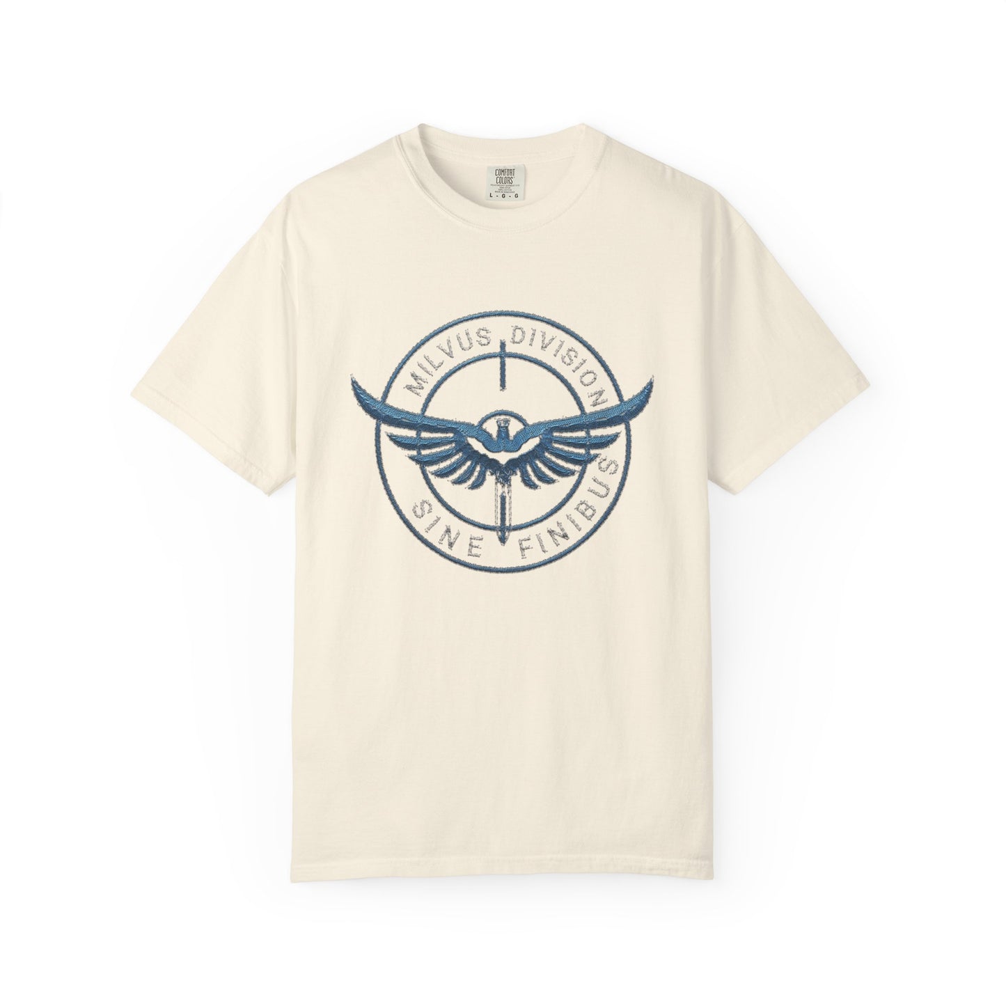 Milvus Division Logo Unisex Garment-Dyed T-Shirt