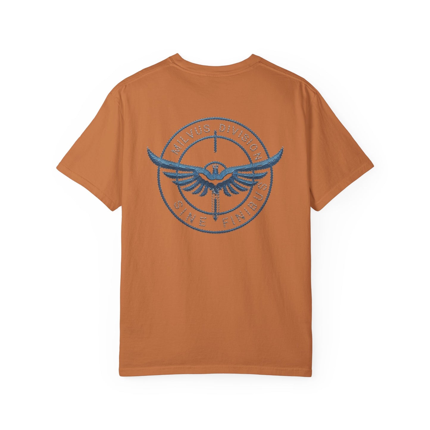 Milvus Division Logo Unisex Garment-Dyed T-Shirt