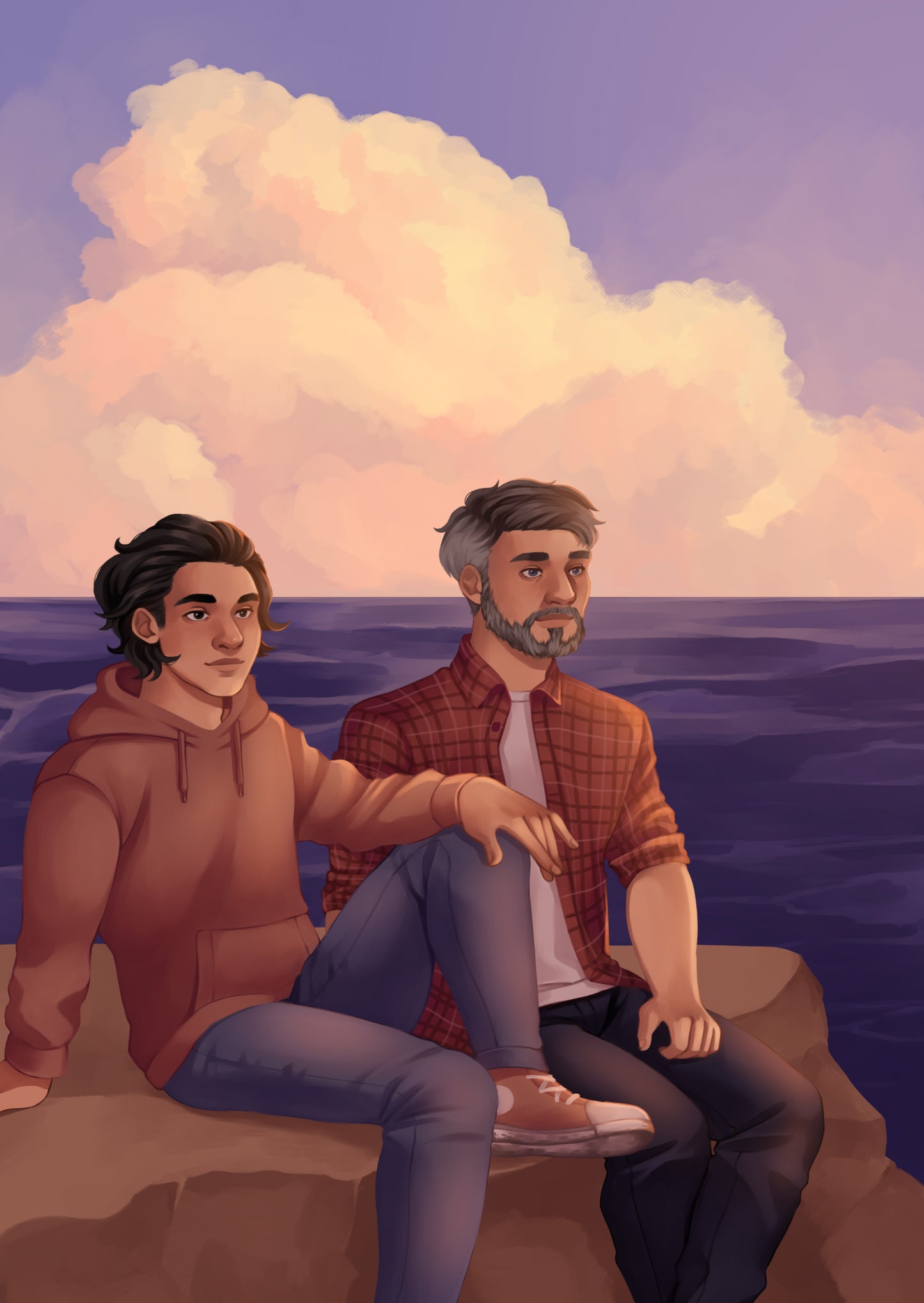 Postcard - Galaxies and Oceans x 2