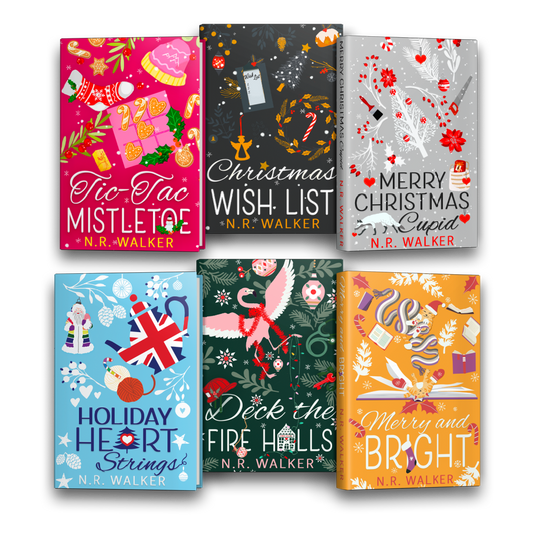 Hartbridge Christmas Series Illustrated Cover Paperbacks Bundle - six books